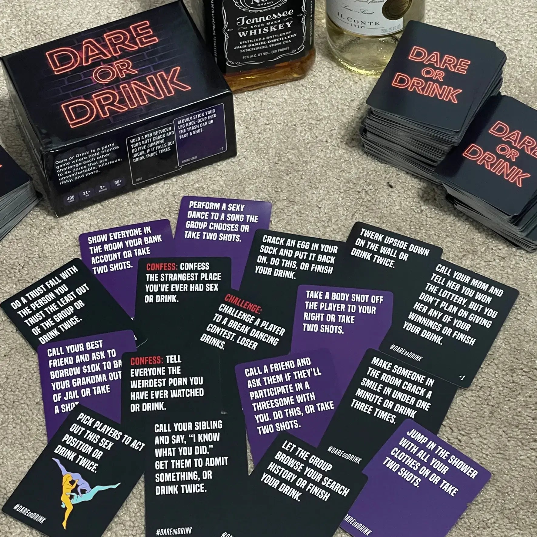 Dare Or Drink—the Best Party Drinking Card Game 4612